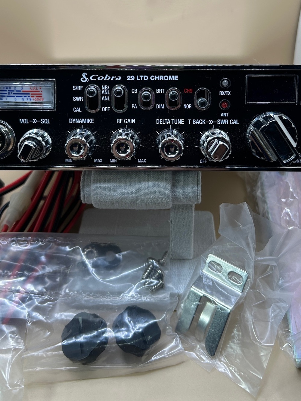Cobra 29 LTD Chrome AM/FM Professional CB Radio -with Black Microphone